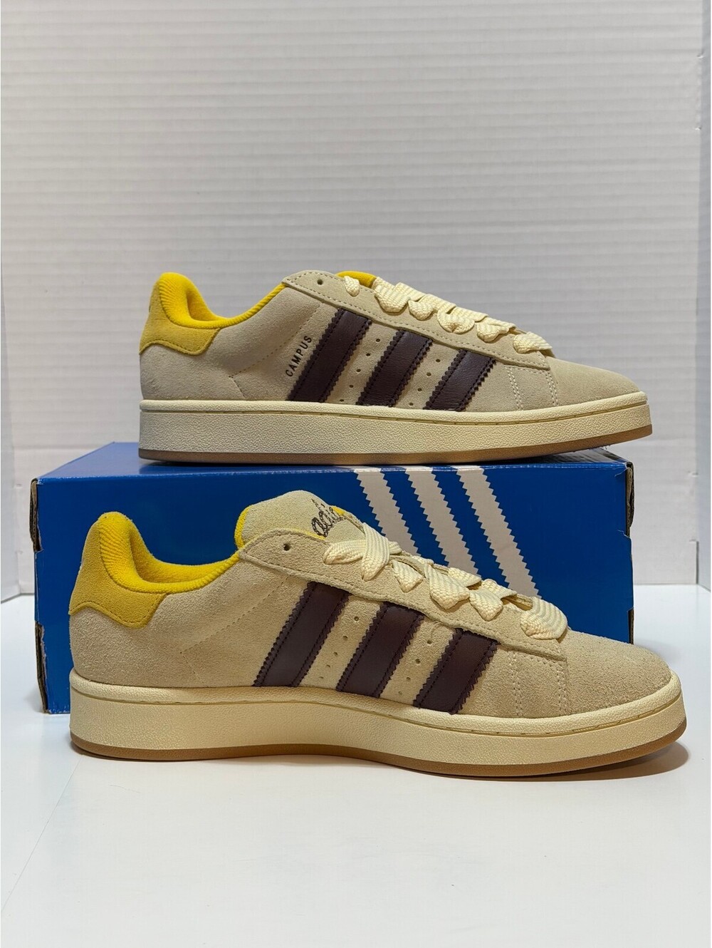 adidas Campus 00s JS3543 Men's 8 Warm Vanilla Ruby Gold New w/ Box